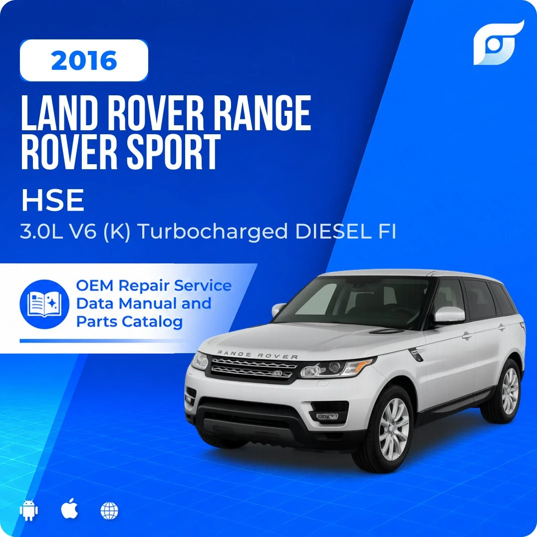 2016 Land Rover Range Rover Sport HSE - OEM Repair Service Manual