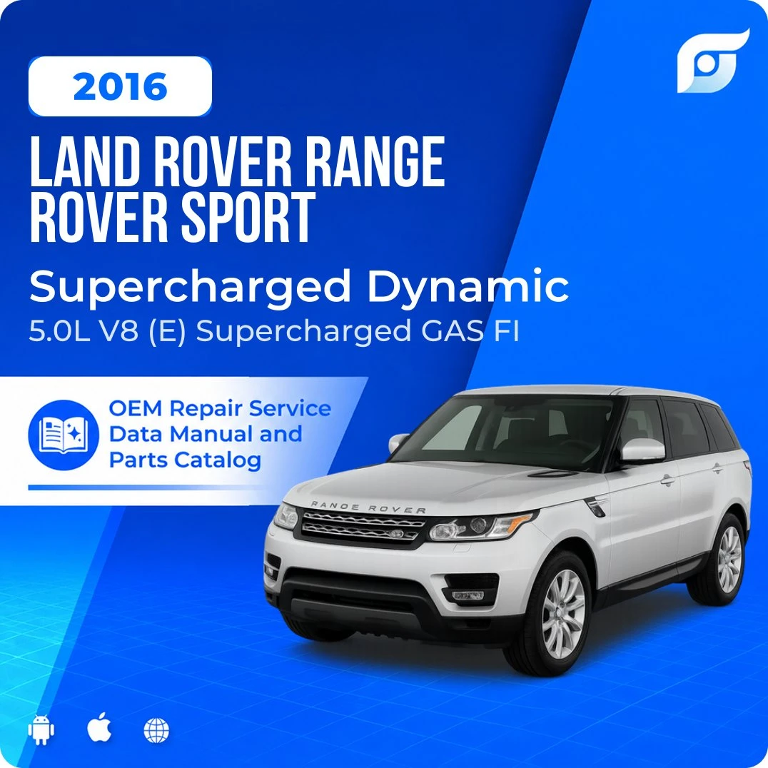 2016 Land Rover Range Rover Sport Supercharged Dynamic - OEM Repair Service Manual