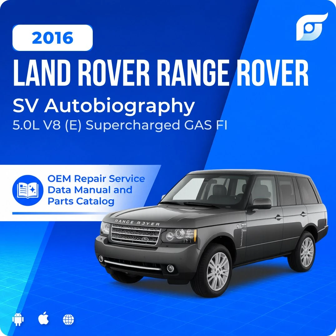 2016 Land Rover Range Rover SV Autobiography - OEM Repair Service Manual