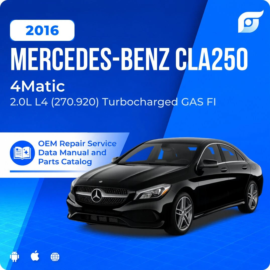 2016 Mercedes-Benz CLA250 4Matic - OEM Repair Service Manual