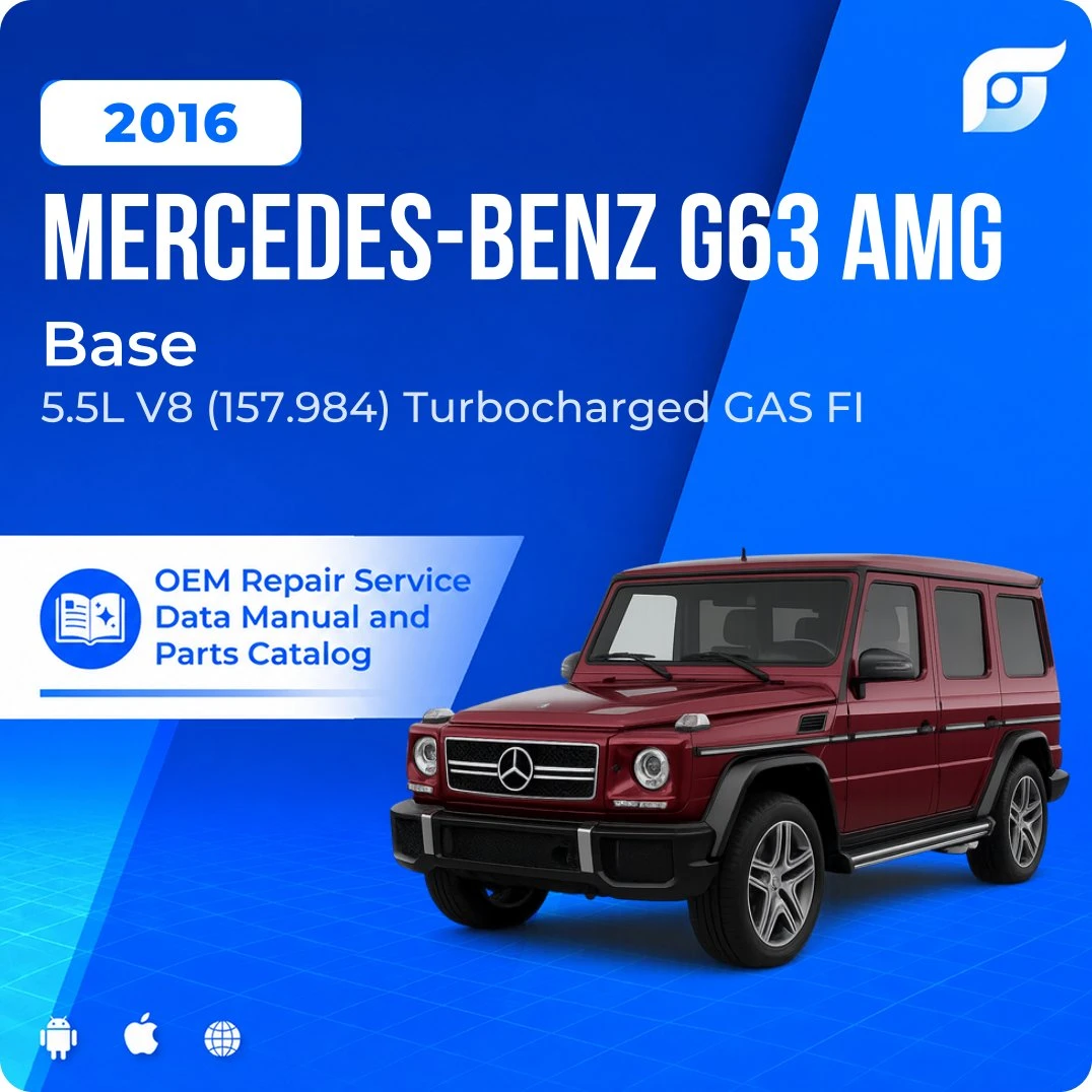 2016 Mercedes-Benz G63 AMG Base - OEM Repair Service Manual