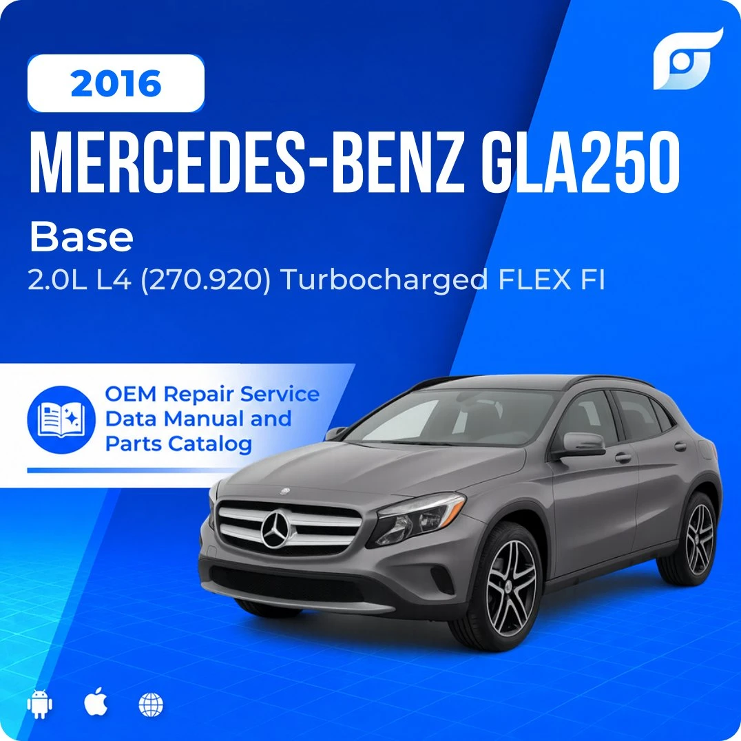 2016 Mercedes-Benz GLA250 Base - OEM Repair Service Manual