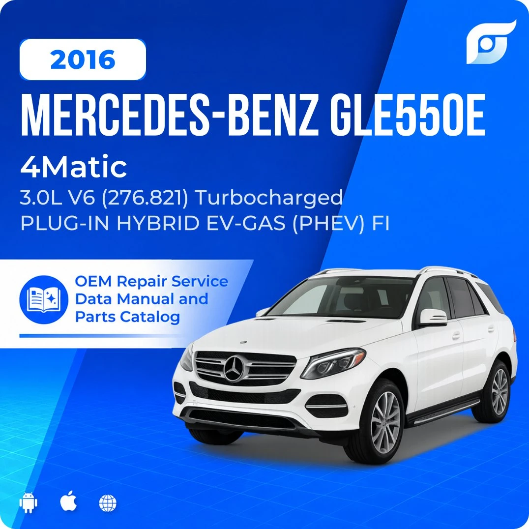 2016 Mercedes-Benz GLE550e 4Matic - OEM Repair Service Manual