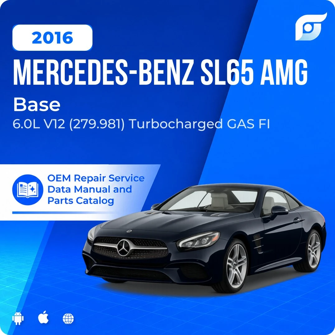 2016 Mercedes-Benz SL65 AMG Base - OEM Repair Service Manual