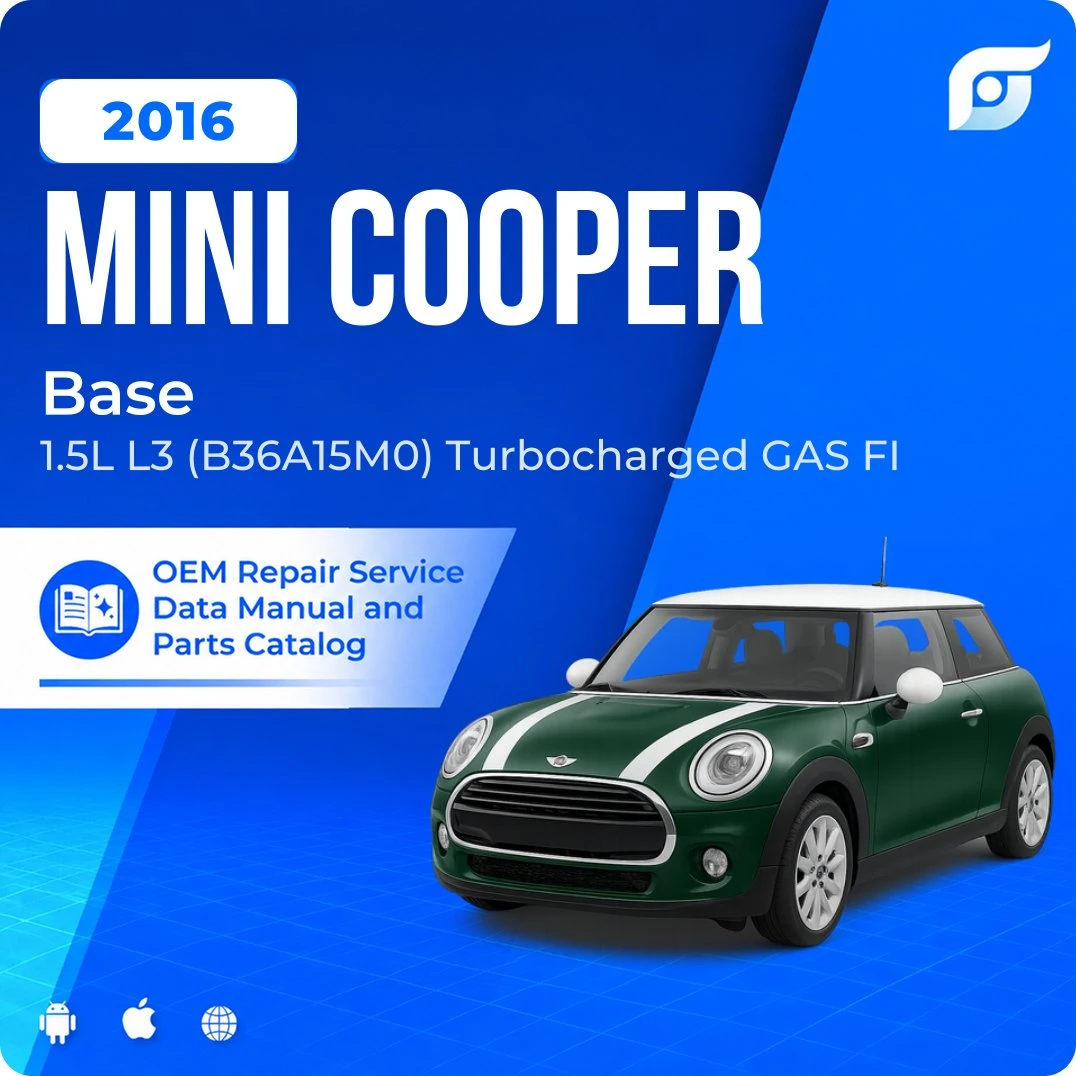 2016 Mini Cooper Base - OEM Repair Service Manual