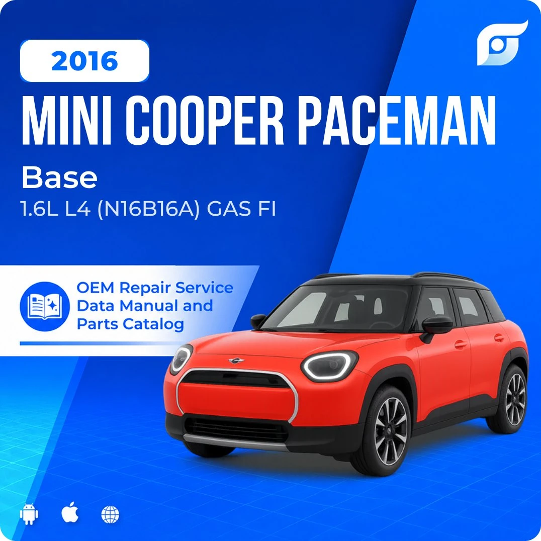 2016 Mini Cooper Paceman Base - OEM Repair Service Manual