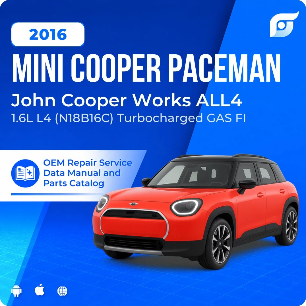 2016 Mini Cooper Paceman John Cooper Works ALL4 - OEM Repair Service Manual