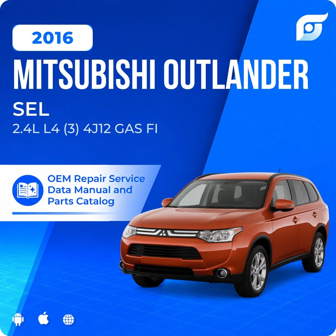 2016 Mitsubishi Outlander SEL - OEM Repair Service Manual