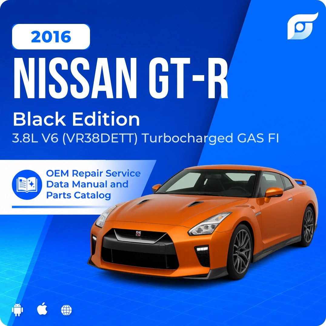 2016 Nissan GT-R Black Edition - OEM Repair Service Manual