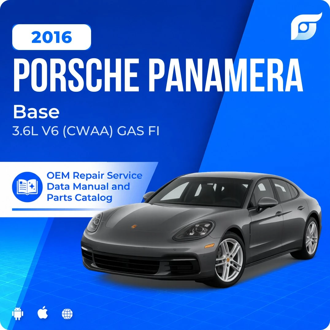 2016 Porsche Panamera Base - OEM Repair Service Manual