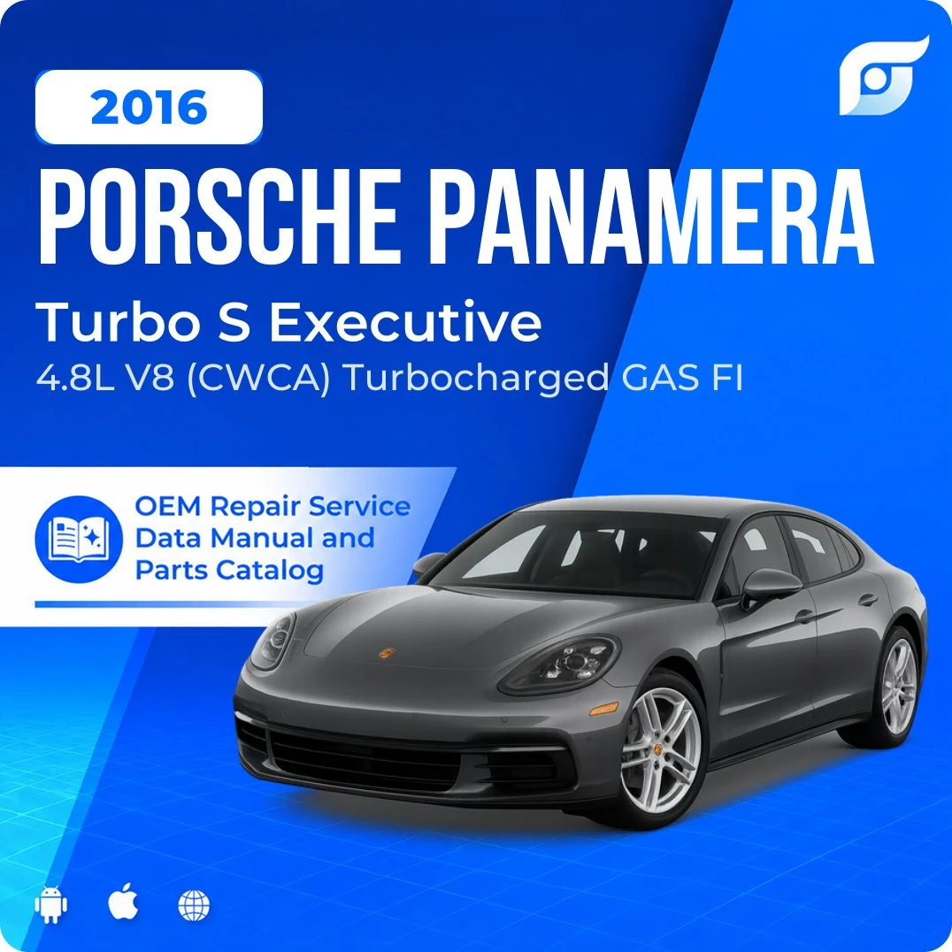2016 Porsche Panamera Turbo S Executive - OEM Repair Service Manual