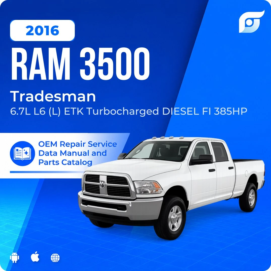 2016 Ram 3500 Tradesman - OEM Repair Service Manual