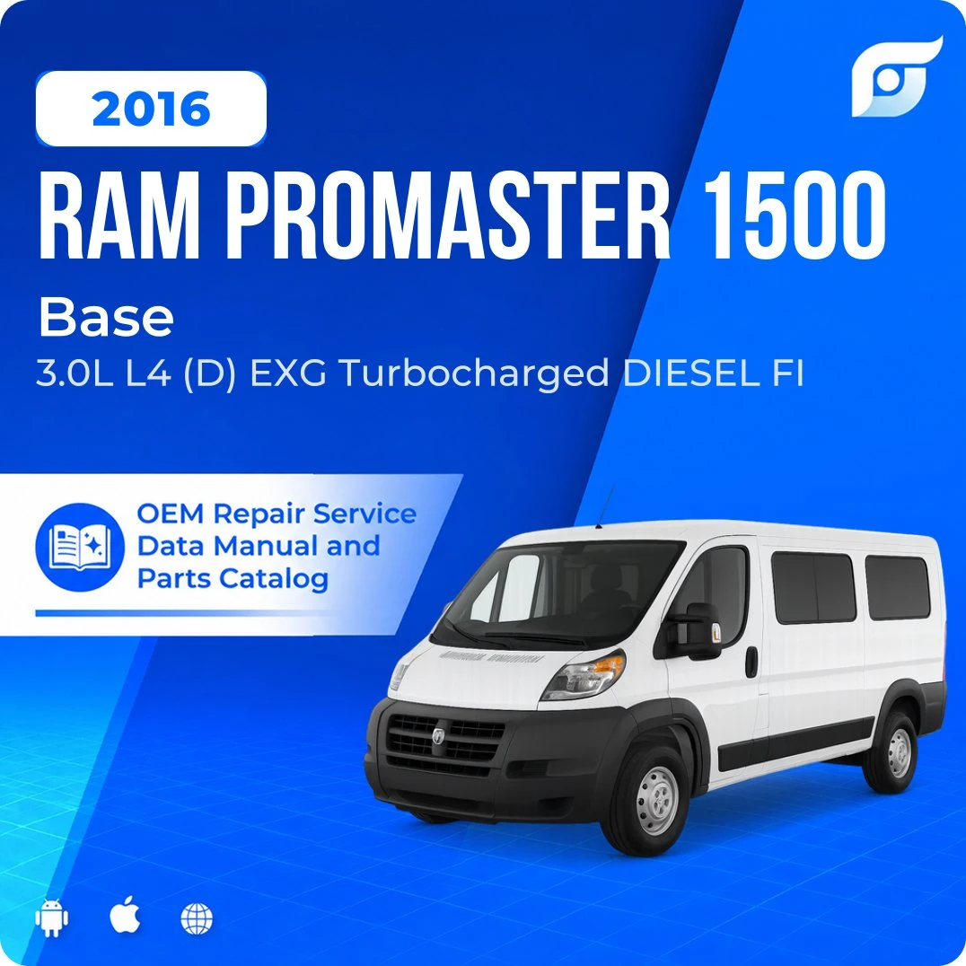 2016 Ram ProMaster 1500 Base - OEM Repair Service Manual