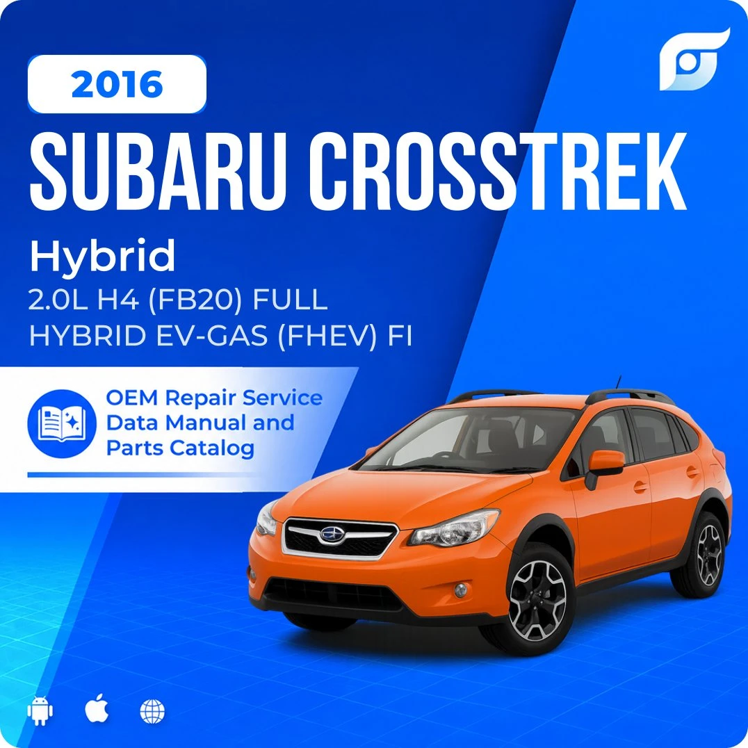 2016 Subaru Crosstrek Hybrid - OEM Repair Service Manual