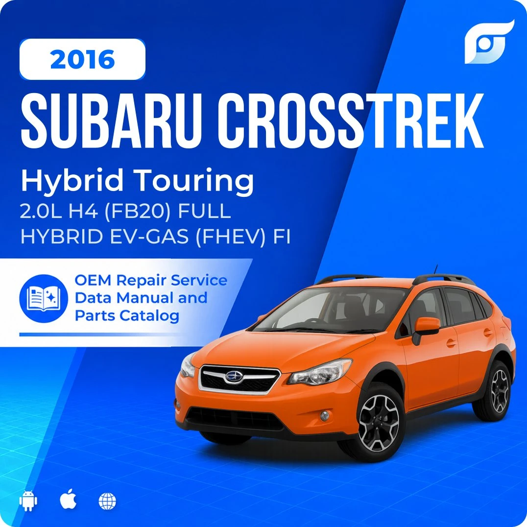 2016 Subaru Crosstrek Hybrid Touring - OEM Repair Service Manual