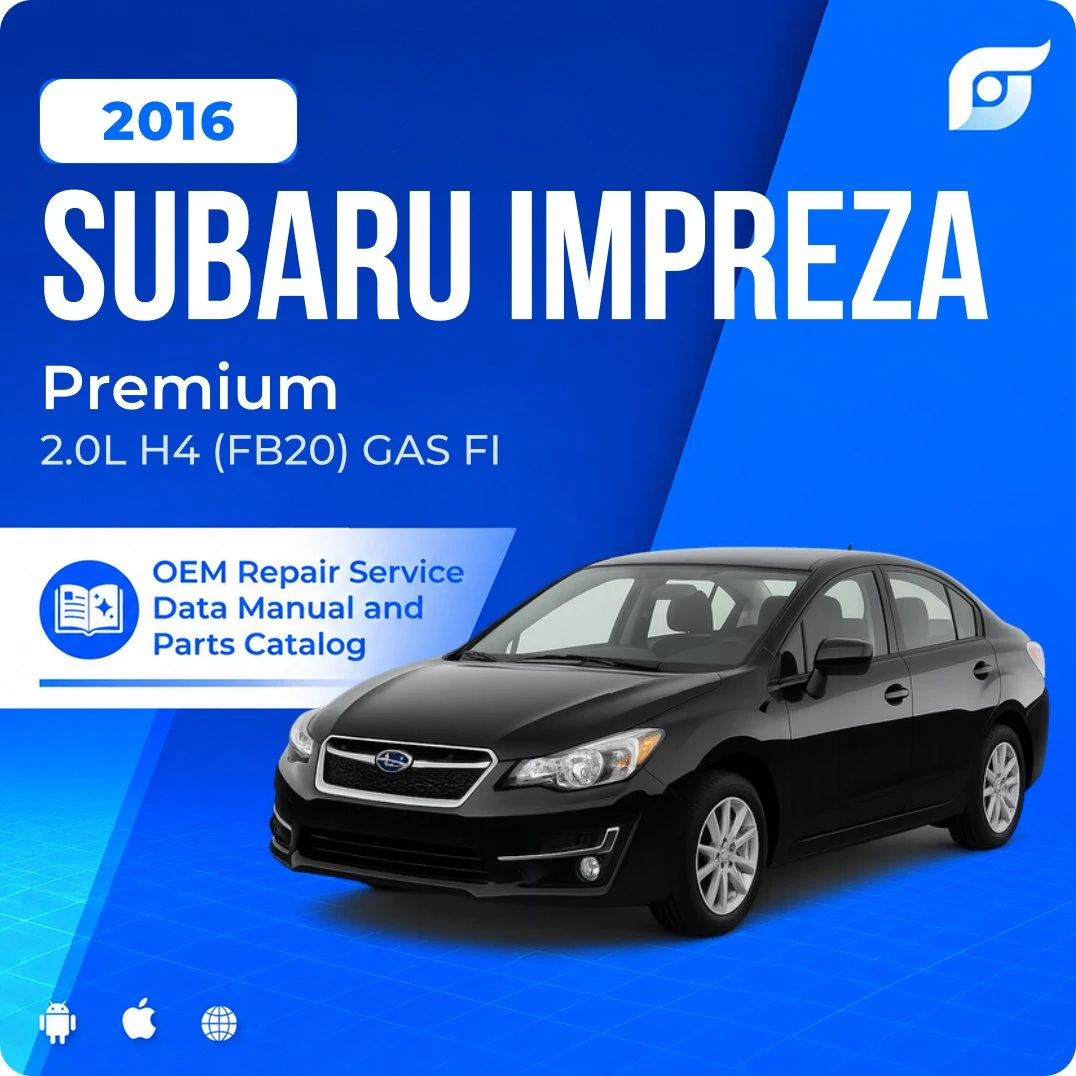 2016 Subaru Impreza Premium - OEM Repair Service Manual