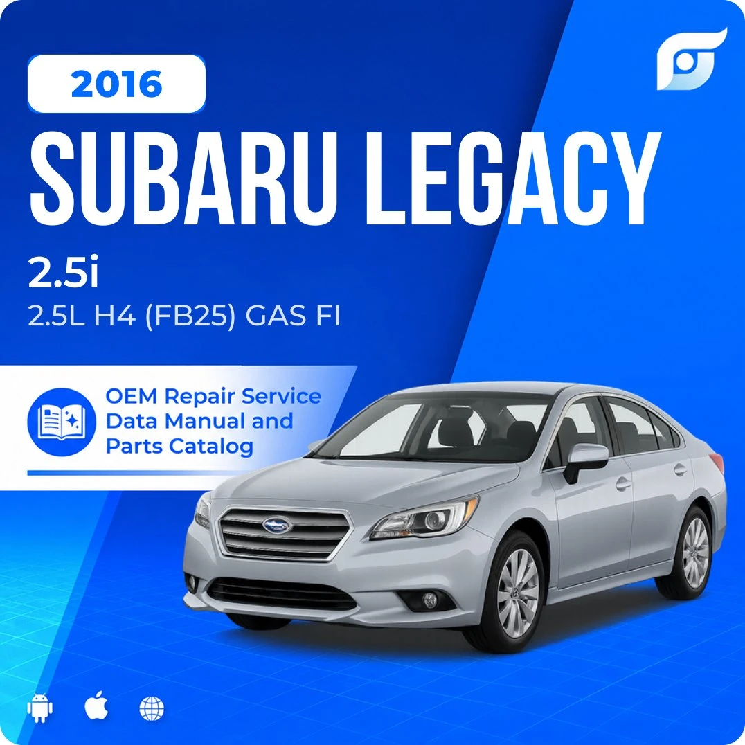 2016 Subaru Legacy 2.5i - OEM Repair Service Manual