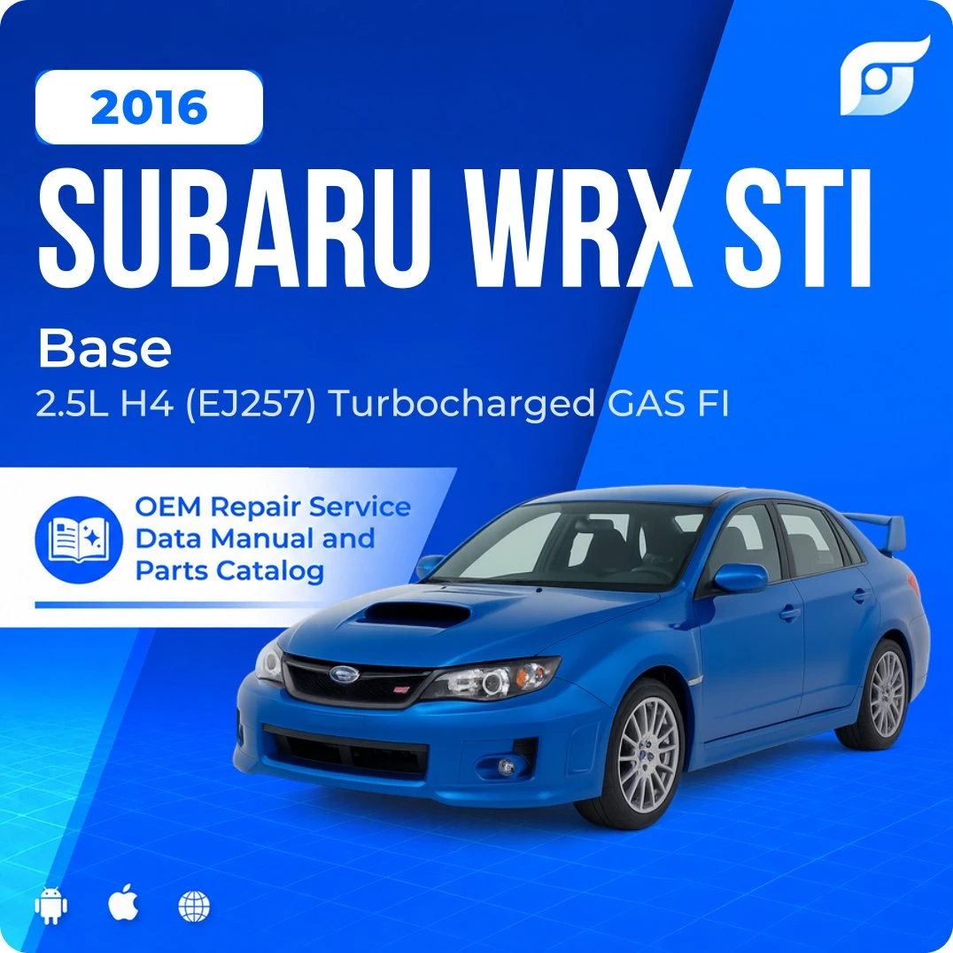 2016 Subaru WRX STI Base - OEM Repair Service Manual