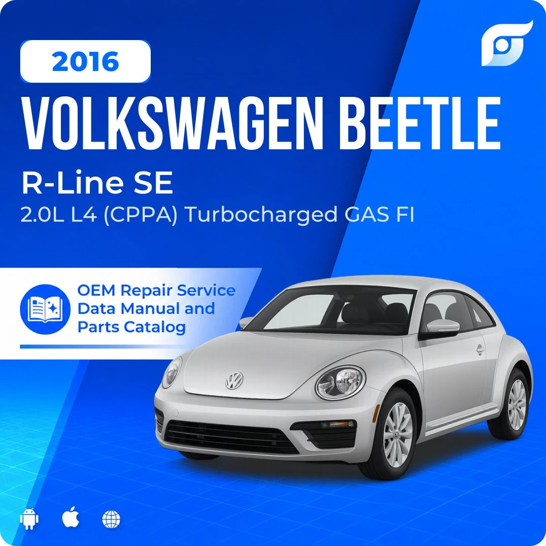 2016 Volkswagen Beetle R-Line SE - OEM Repair Service Manual