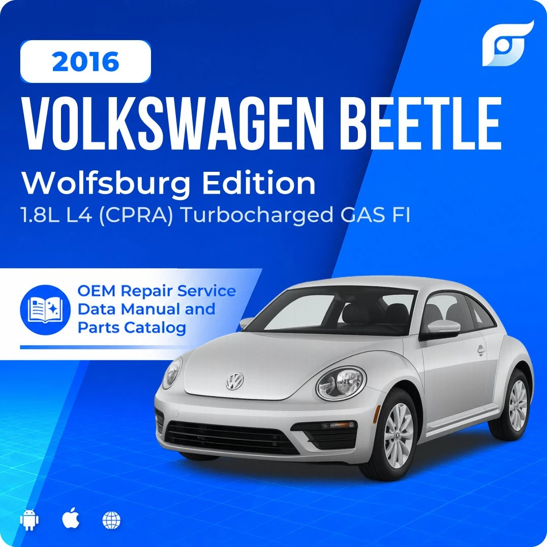2016 Volkswagen Beetle Wolfsburg Edition - OEM Repair Service Manual