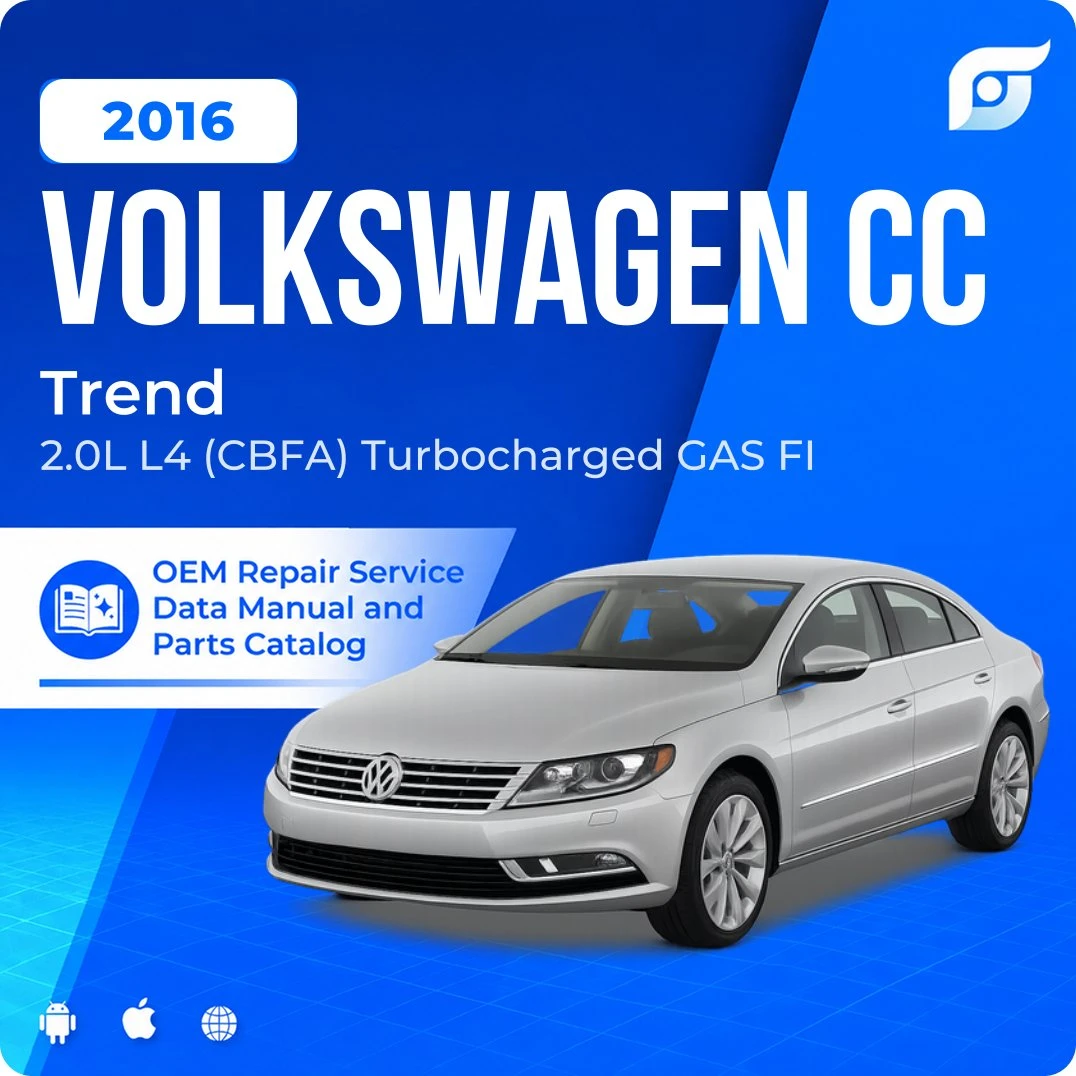 2016 Volkswagen CC Trend - OEM Repair Service Manual