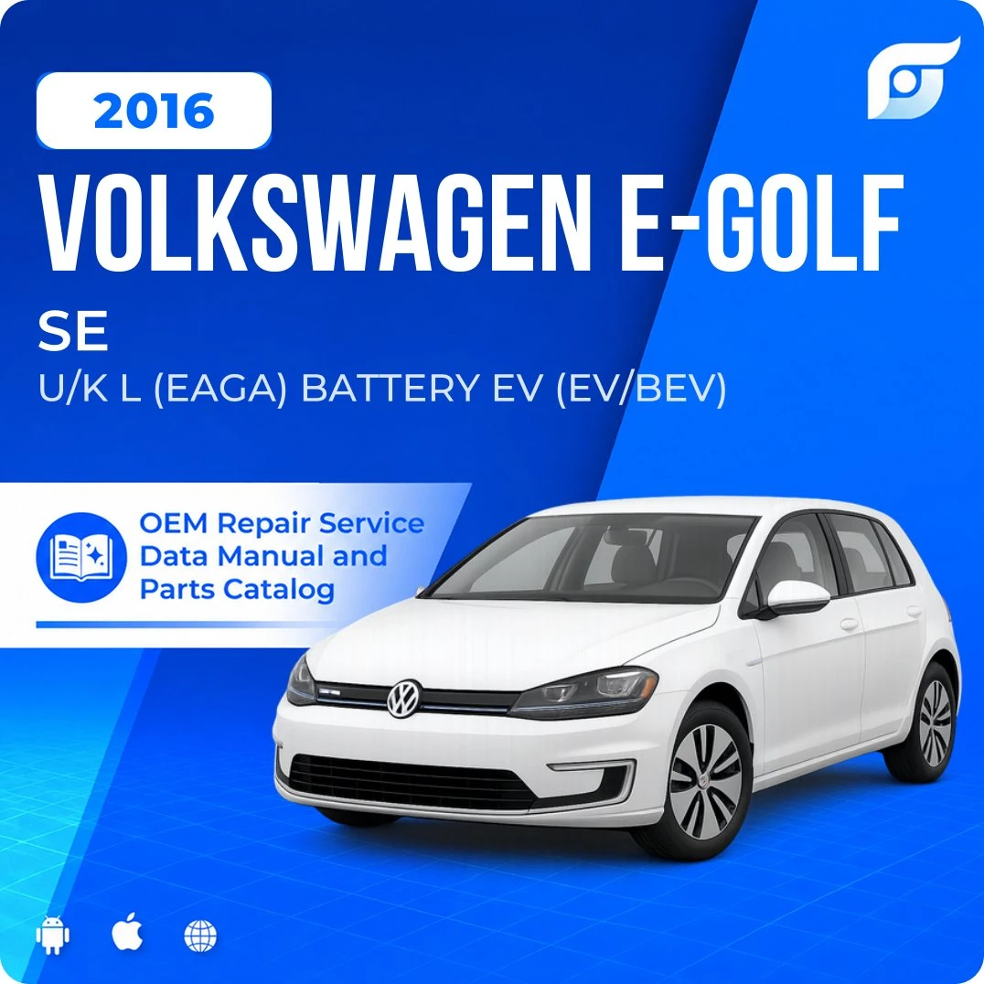 2016 Volkswagen e-Golf SE - OEM Repair Service Manual