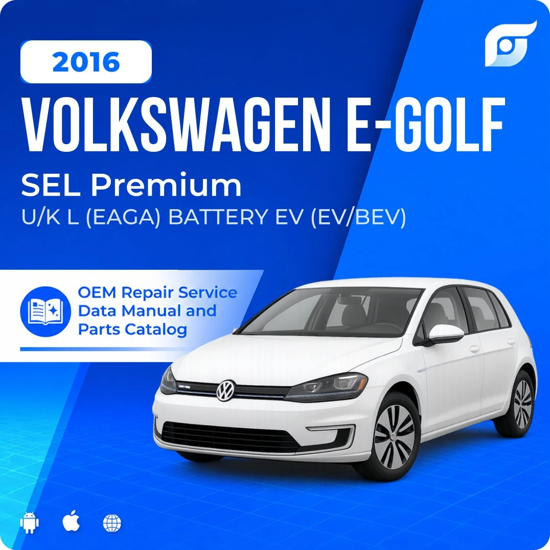 2016 Volkswagen e-Golf SEL Premium - OEM Repair Service Manual