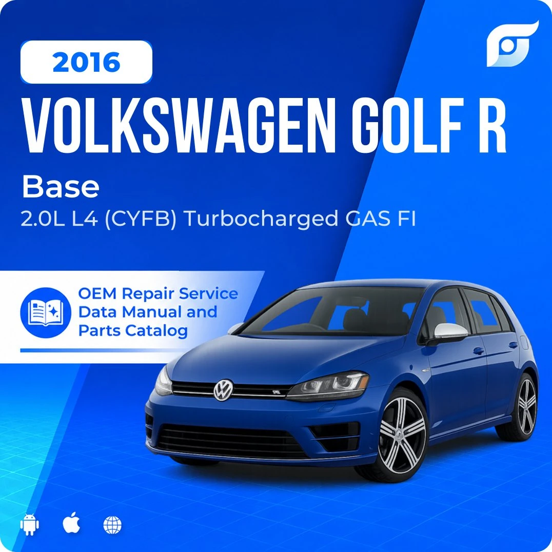 2016 Volkswagen Golf R Base - OEM Repair Service Manual