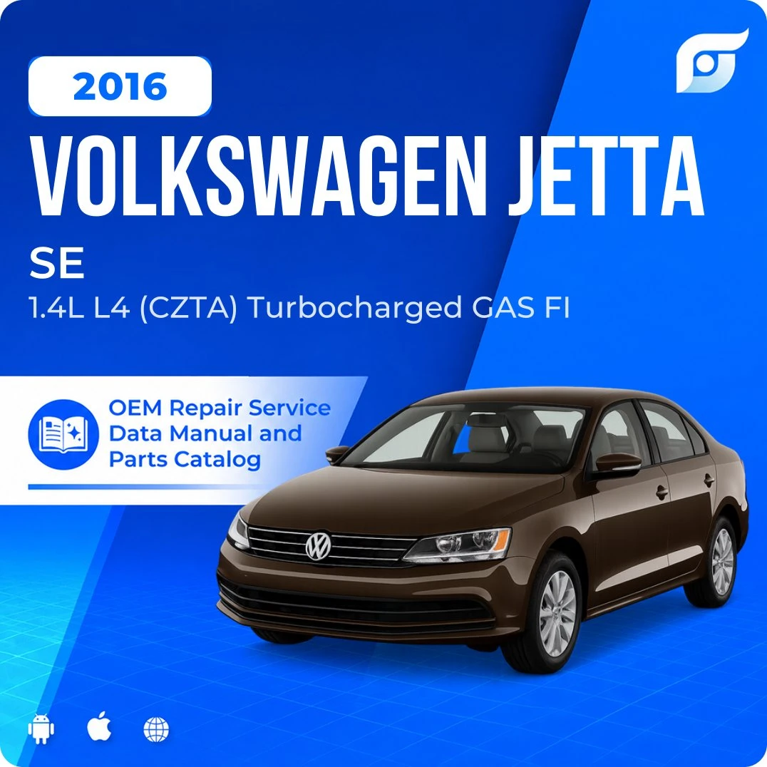 2016 Volkswagen Jetta SE - OEM Repair Service Manual