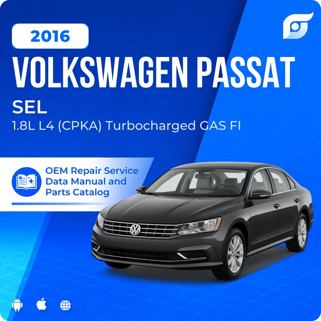 2016 Volkswagen Passat SEL - OEM Repair Service Manual