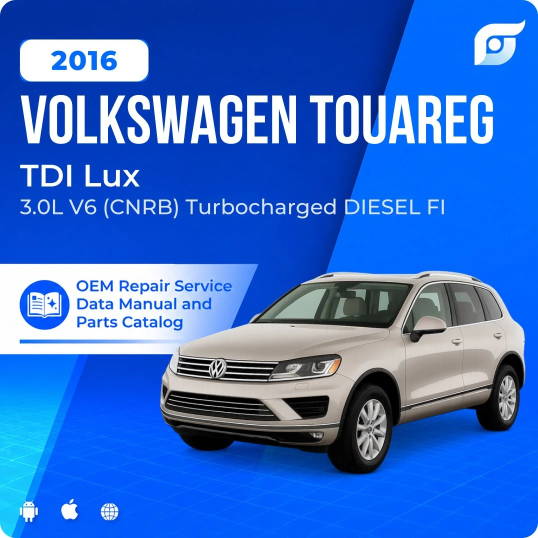 2016 Volkswagen Touareg TDI Lux - OEM Repair Service Manual