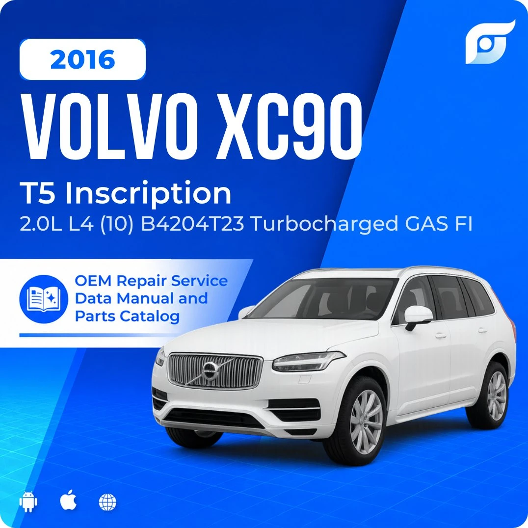 2016 Volvo XC90 T5 Inscription - OEM Repair Service Manual