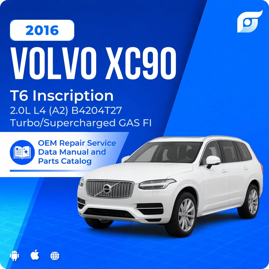 2016 Volvo XC90 T6 Inscription - OEM Repair Service Manual