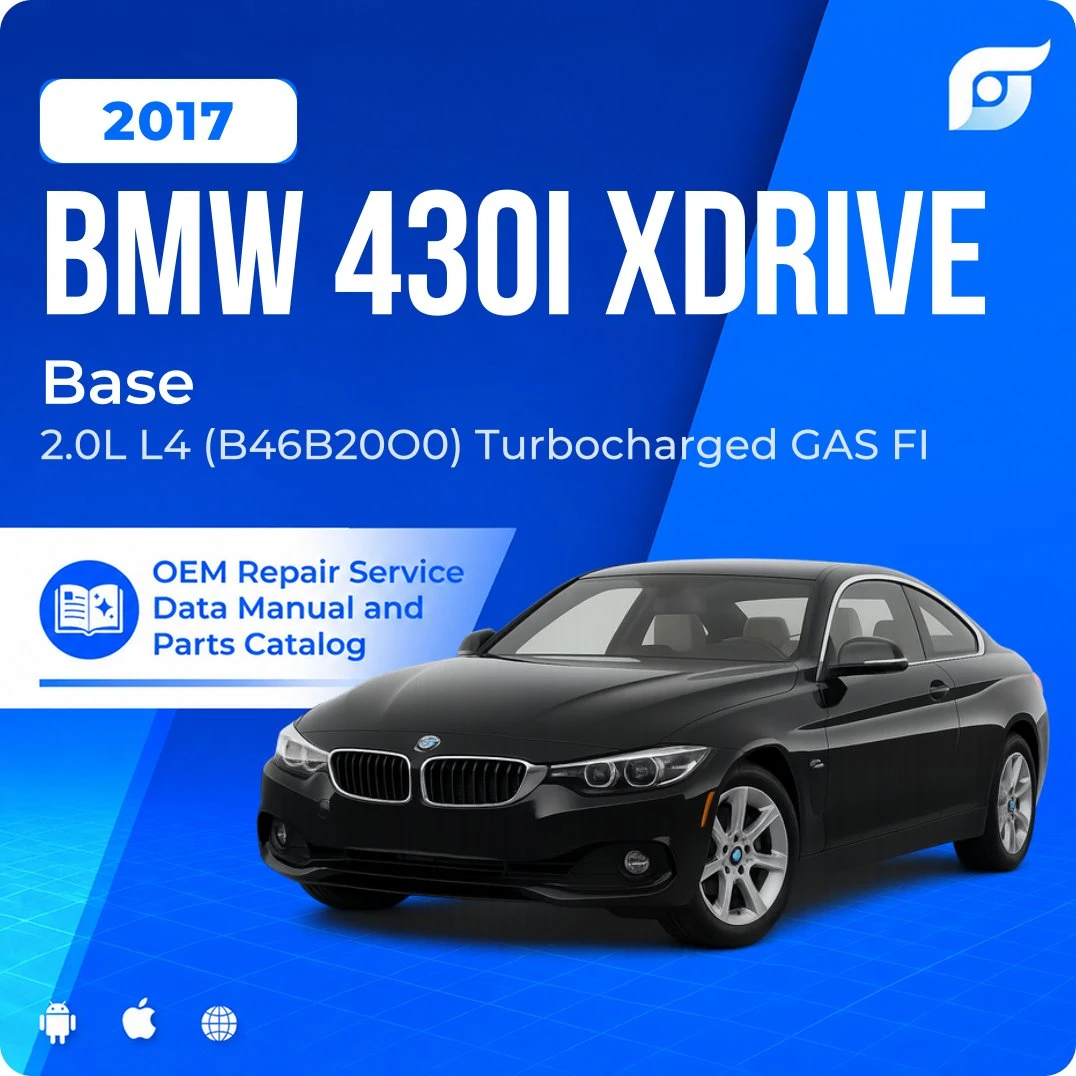 2017 BMW 430i xDrive Base - OEM Repair Service Manual