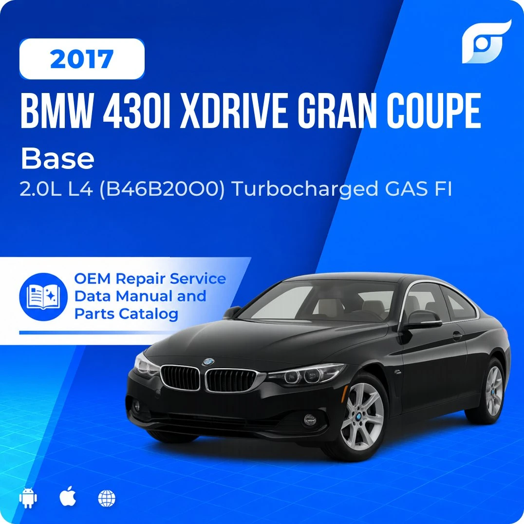 2017 BMW 430i xDrive Gran Coupe Base - OEM Repair Service Manual