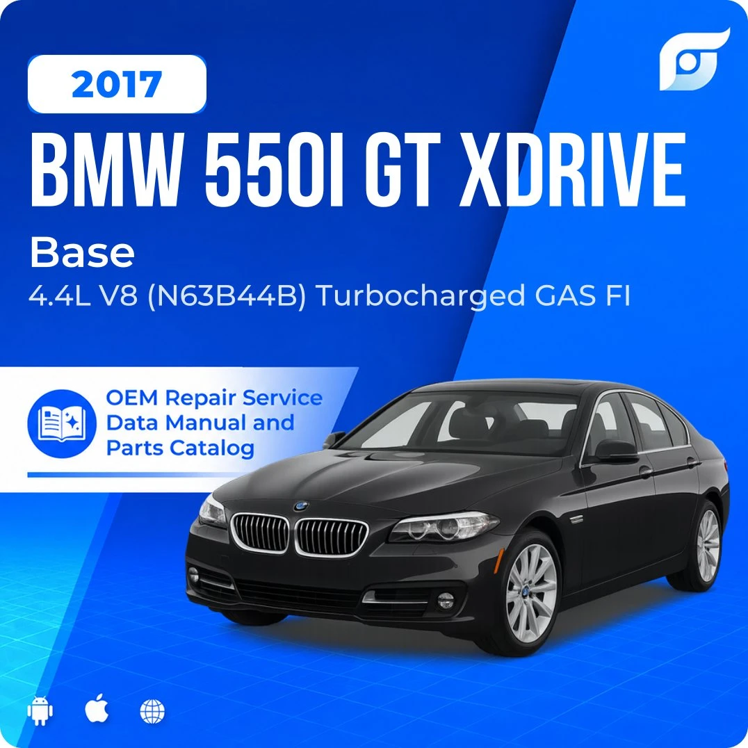 2017 BMW 550i GT xDrive Base - OEM Repair Service Manual