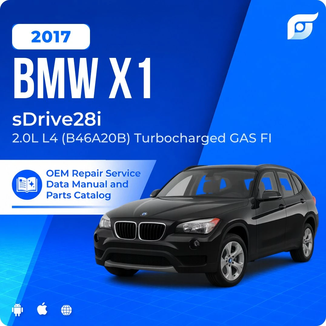 2017 BMW X1 sDrive28i - OEM Repair Service Manual
