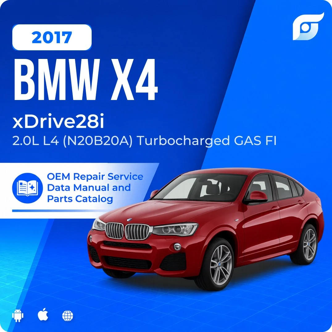2017 BMW X4 xDrive28i - OEM Repair Service Manual