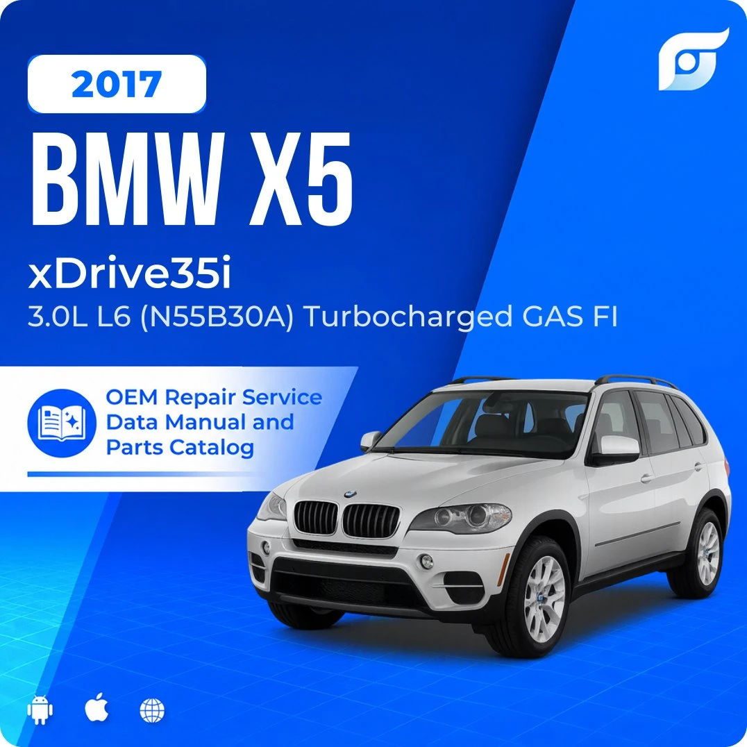 2017 BMW X5 xDrive35i - OEM Repair Service Manual