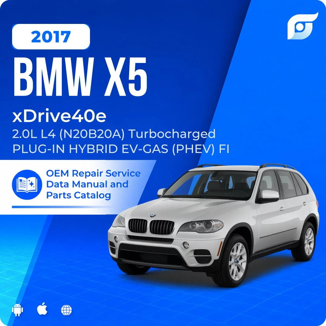 2017 BMW X5 xDrive40e - OEM Repair Service Manual