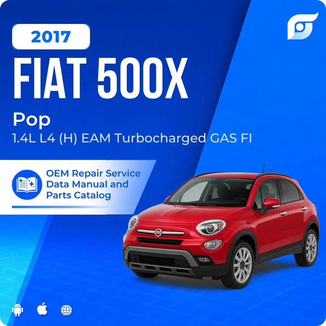 2017 Fiat 500X Pop - OEM Repair Service Manual