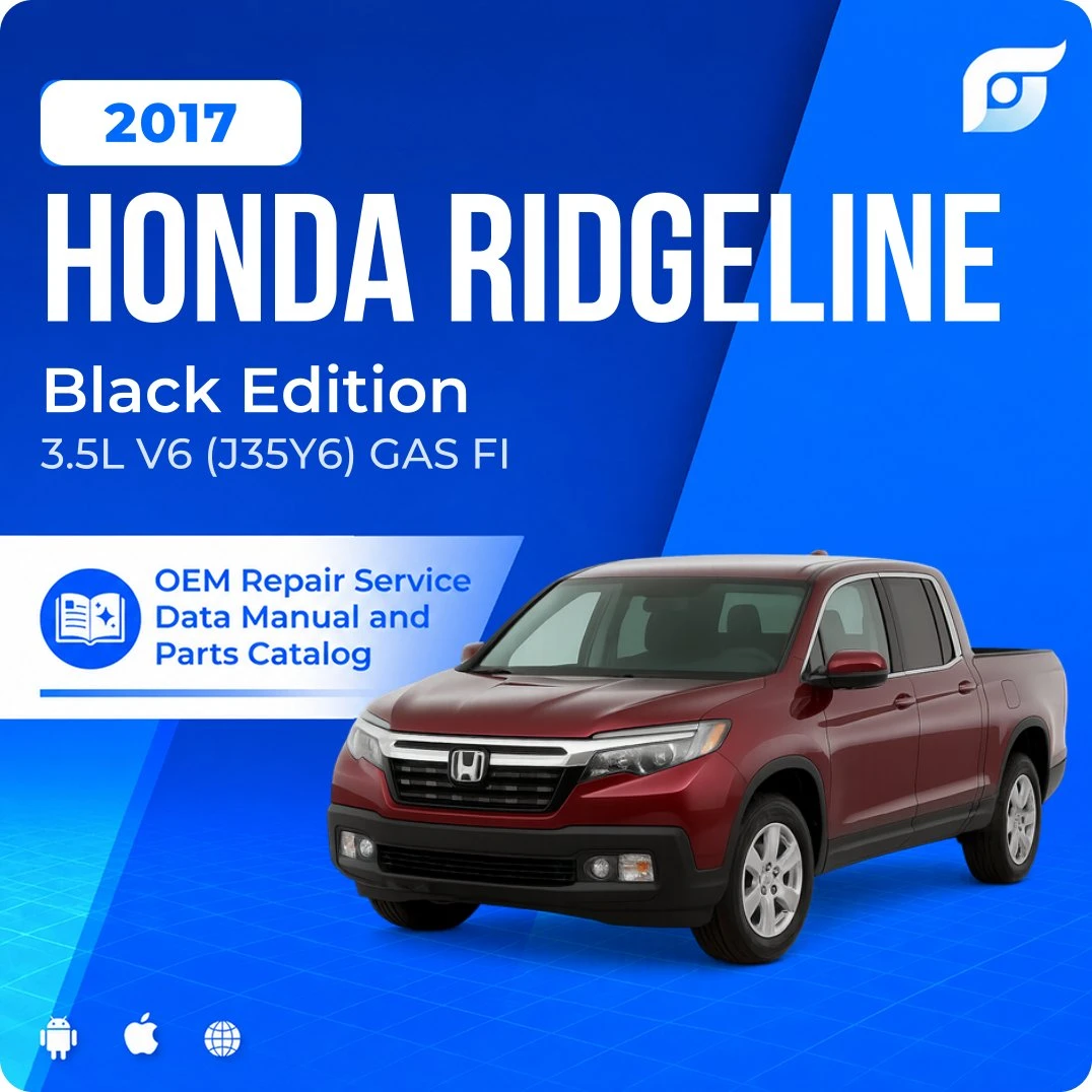 2017 Honda Ridgeline Black Edition - OEM Repair Service Manual