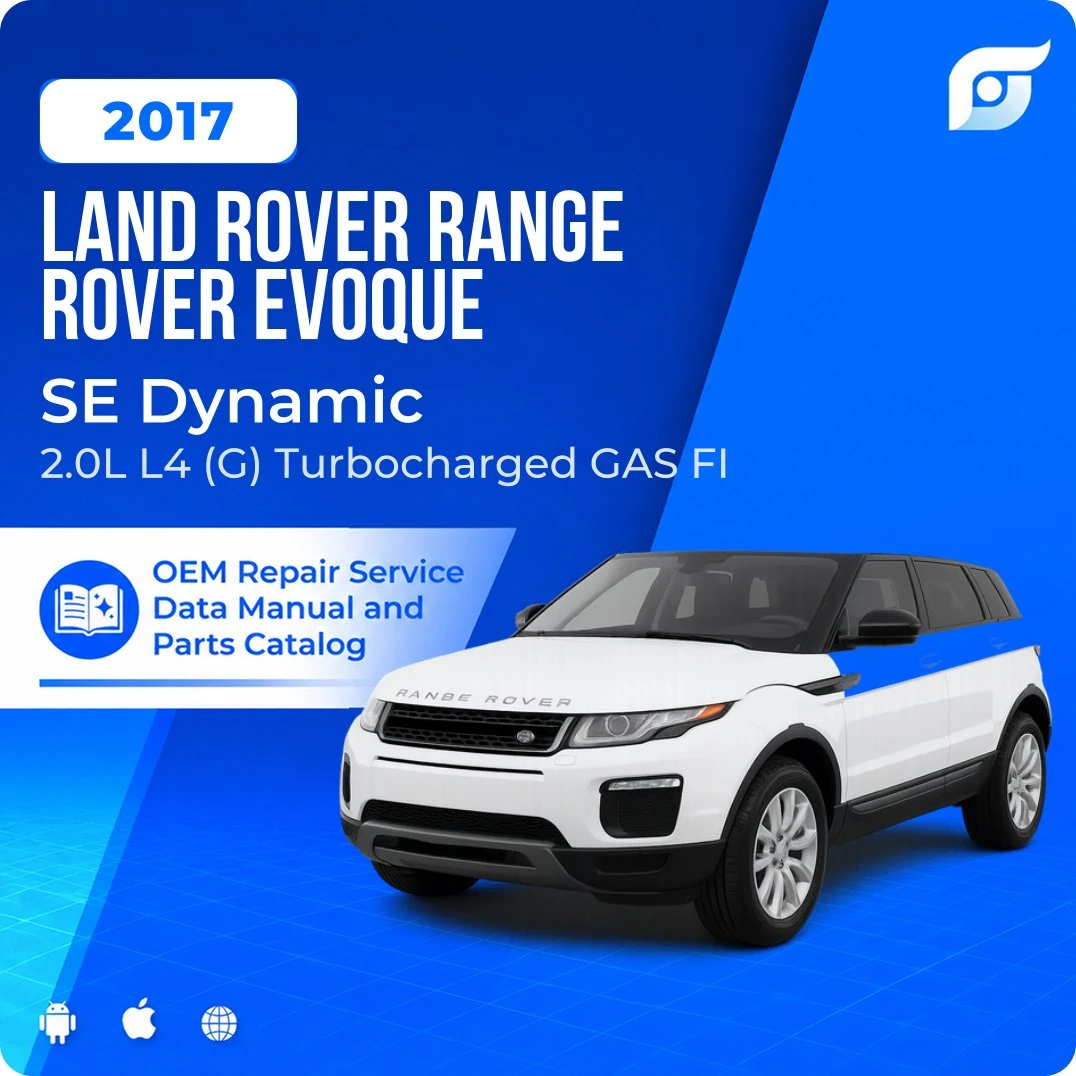 2017 Land Rover Range Rover Evoque SE Dynamic - OEM Repair Service Manual