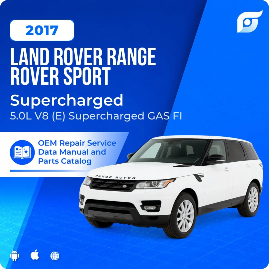 2017 Land Rover Range Rover Sport Supercharged - OEM Repair Service Manual