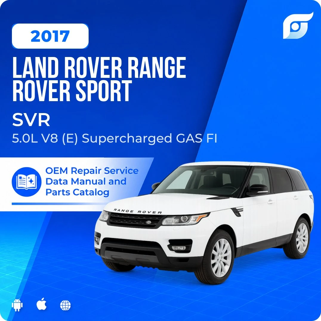 2017 Land Rover Range Rover Sport SVR - OEM Repair Service Manual