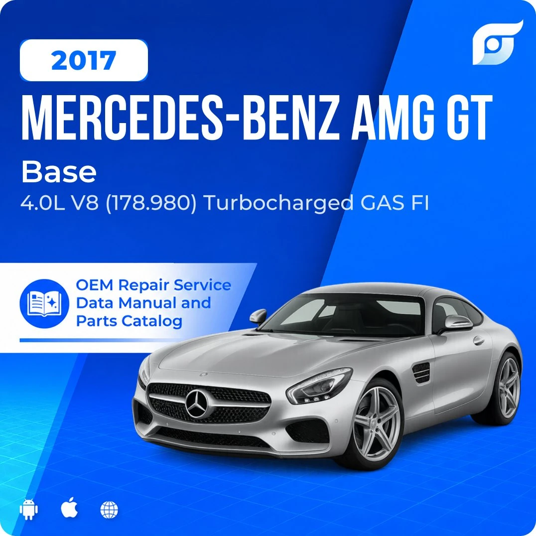 2017 Mercedes-Benz AMG GT Base - OEM Repair Service Manual