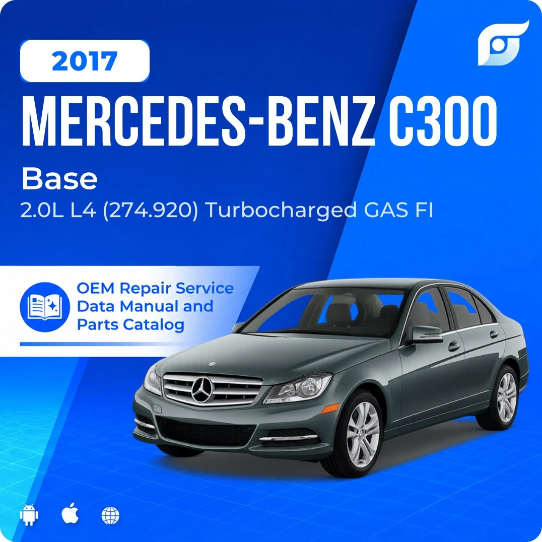 2017 Mercedes-Benz C300 Base - OEM Repair Service Manual