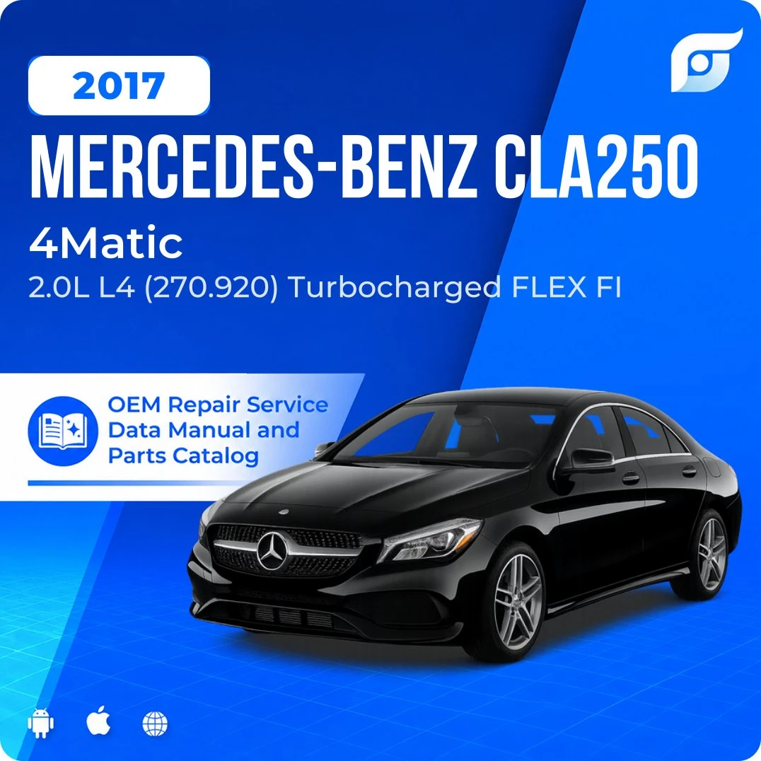 2017 Mercedes-Benz CLA250 4Matic - OEM Repair Service Manual