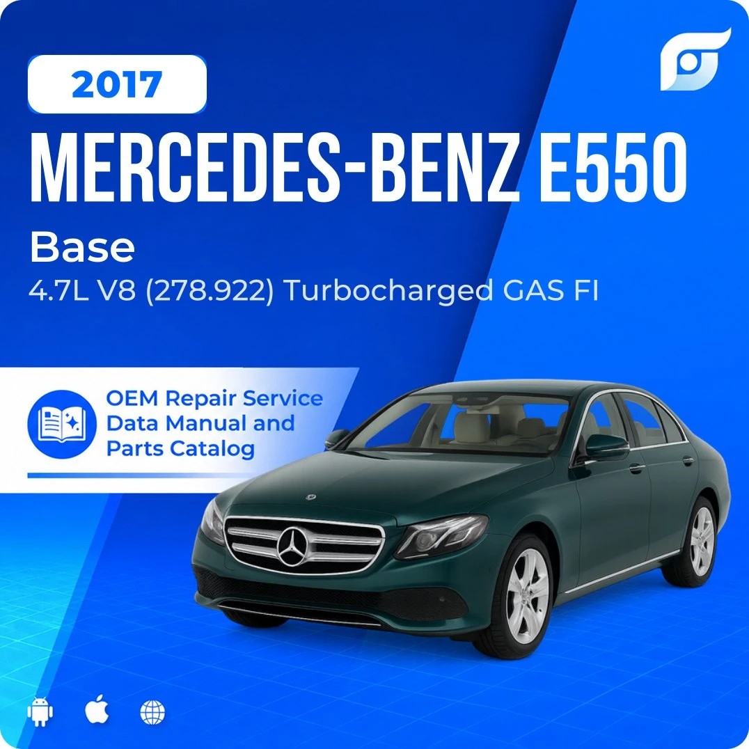 2017 Mercedes-Benz E550 Base - OEM Repair Service Manual