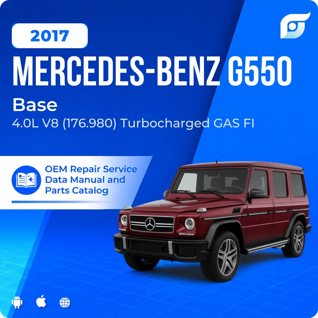 2017 Mercedes-Benz G550 Base - OEM Repair Service Manual